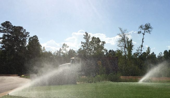 sprinkler irrigation system